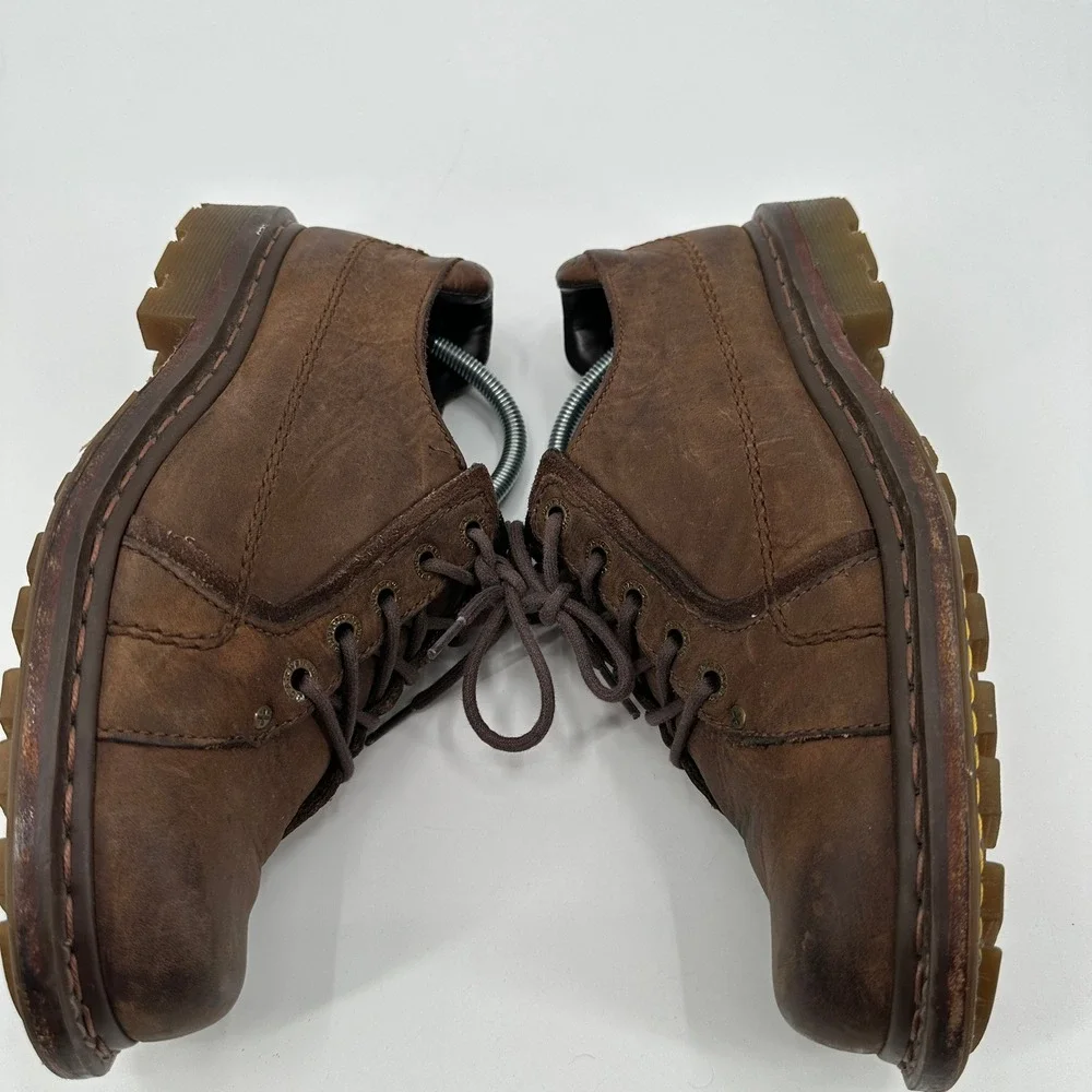 Doc Dr Martens Mens Brown Leather Oxford‎ Lace Up Casual Shoes Sz 10 Unisex
